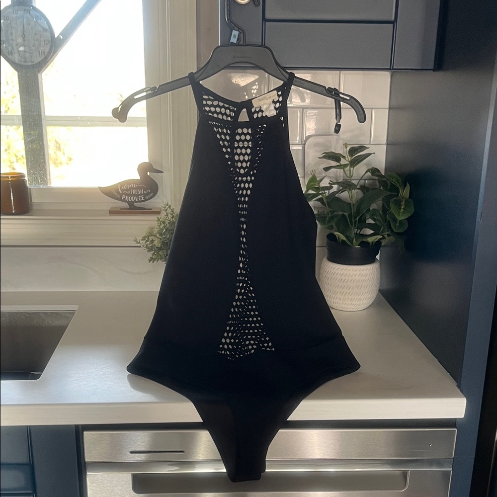 ONE-PIECE SEXY MESH LEOTARD
